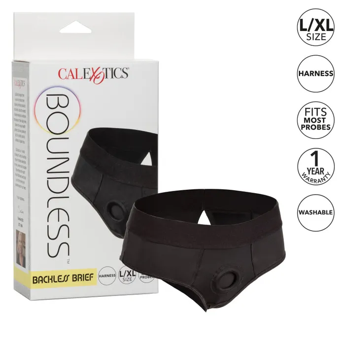 Calexotics Anal | Boundless Backless Brief - L/xl - Black Calexotics Anal | Boundless Backless Brief - L/xl - Black