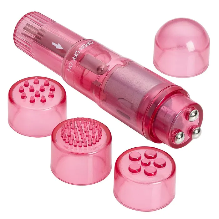 Cloud 9 Novelties Female Sex Toys Cloud 9 Novelties Mini Massager Pocket Rocket W 4 Attachments