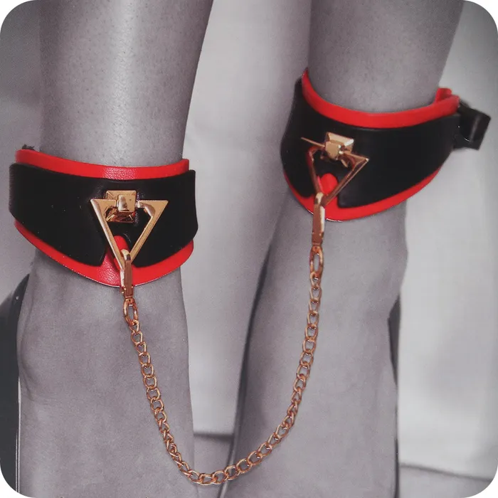 Ouch Milan Collection Leg Cuffs Shots Toys Couples