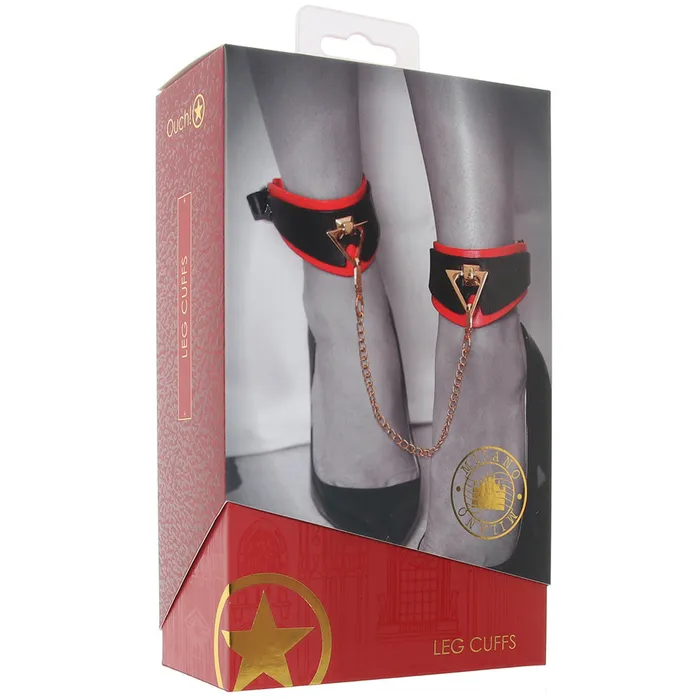 Ouch Milan Collection Leg Cuffs Shots Toys Couples