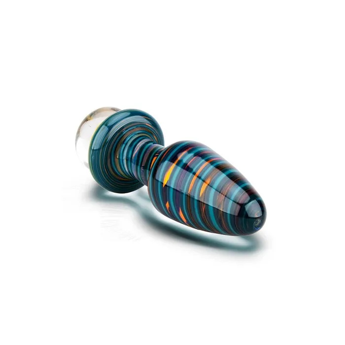Gls Anal Candy Stripe Artisanal Butt Plug