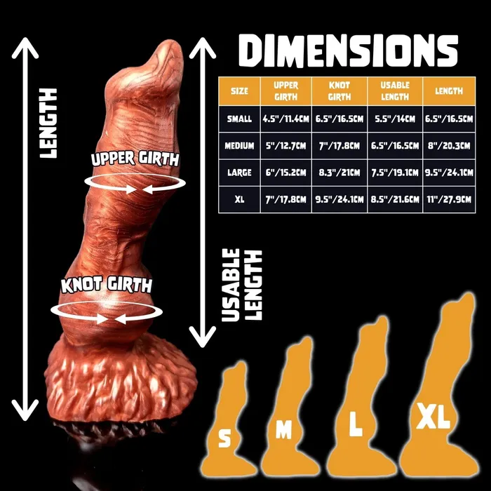 Kreature Adult Toys Male Sex Toys Premade Medium Cerberus Fade Glow White Deep Violet Extra Firm Firmness