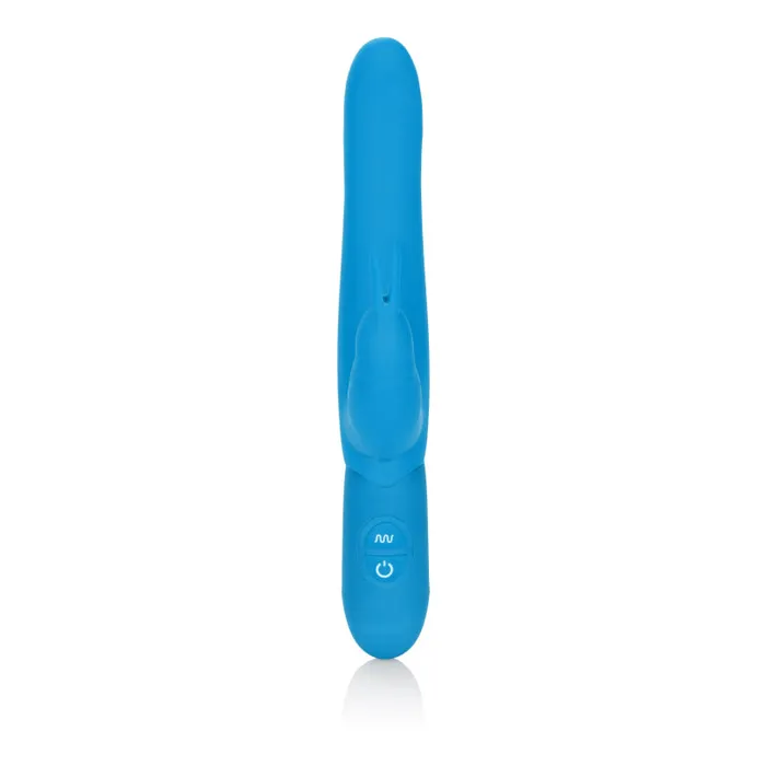 Vibrators CalExotics Posh 10Function Silicone Bounding Bunny Blue Vibrators CalExotics Posh 10Function Silicone Bounding Bunny Blue