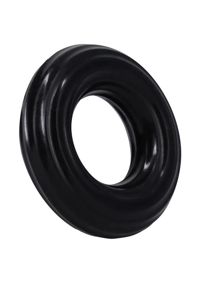 Male Sex Toys Rock Solid Ribbed Donut Silicone Cock Ring Rock Solid