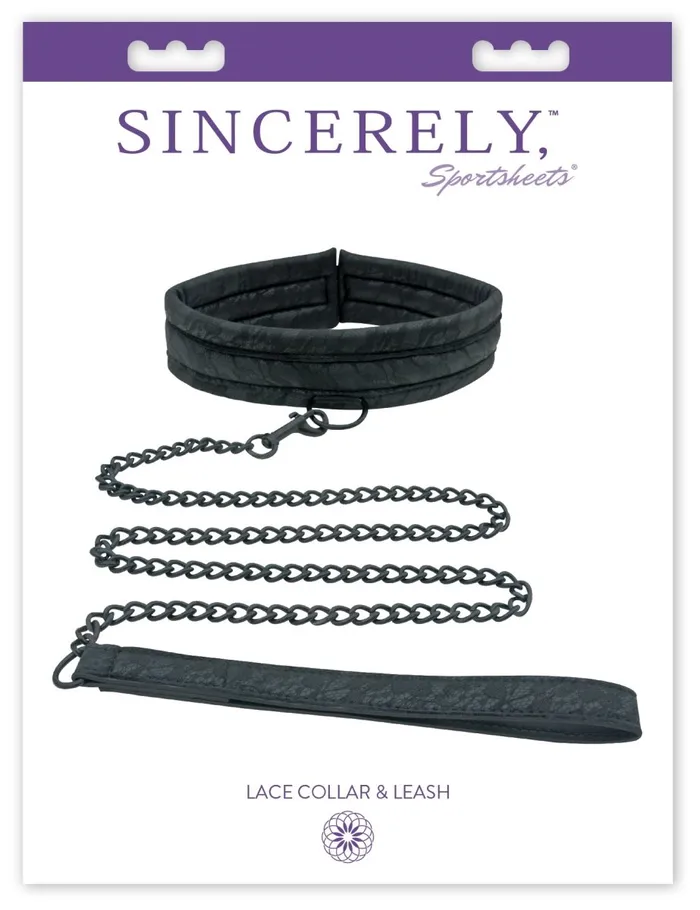 Sincerely Lace Collar Leash Sportsheets Couples Sincerely Lace Collar Leash Sportsheets Couples