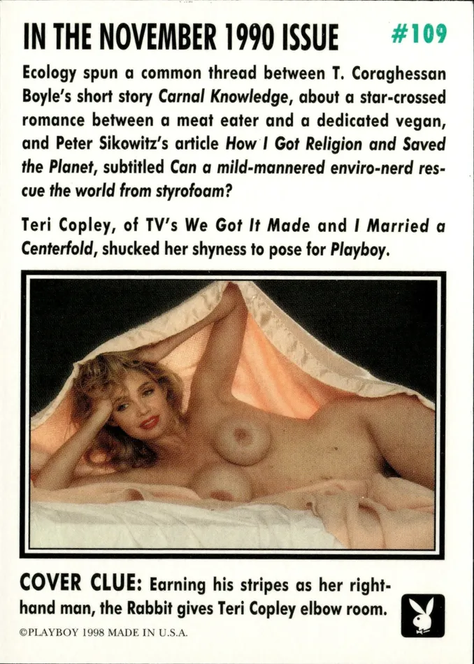 Couples Playboy Centerfolds November Edition Cover Teri Copley Card 109 Dans Cards Couples Playboy Centerfolds November Edition Cover Teri Copley Card 109 Dans Cards