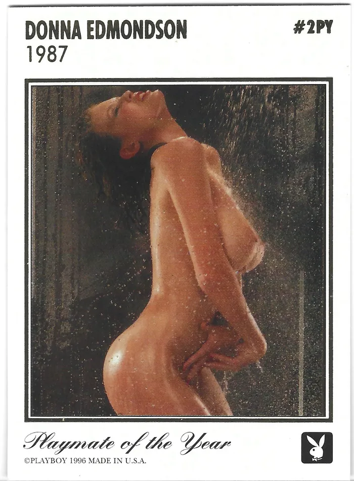 Dans Cards Anal Playboy Centerfolds August Edition Playmate of the Year Donna Edmonson Gold Foil Card 2PY Dans Cards Anal Playboy Centerfolds August Edition Playmate of the Year Donna Edmonson Gold Foil Card 2PY