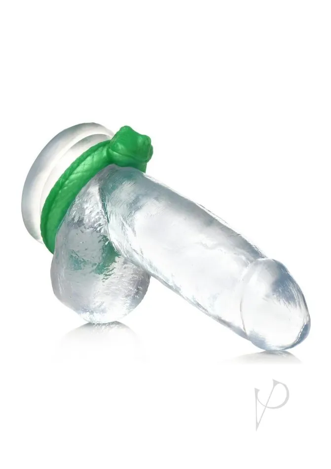 Male Sex Toys Creature Cocks Creature Cocks Serpentine Silicone Cock Ring Green
