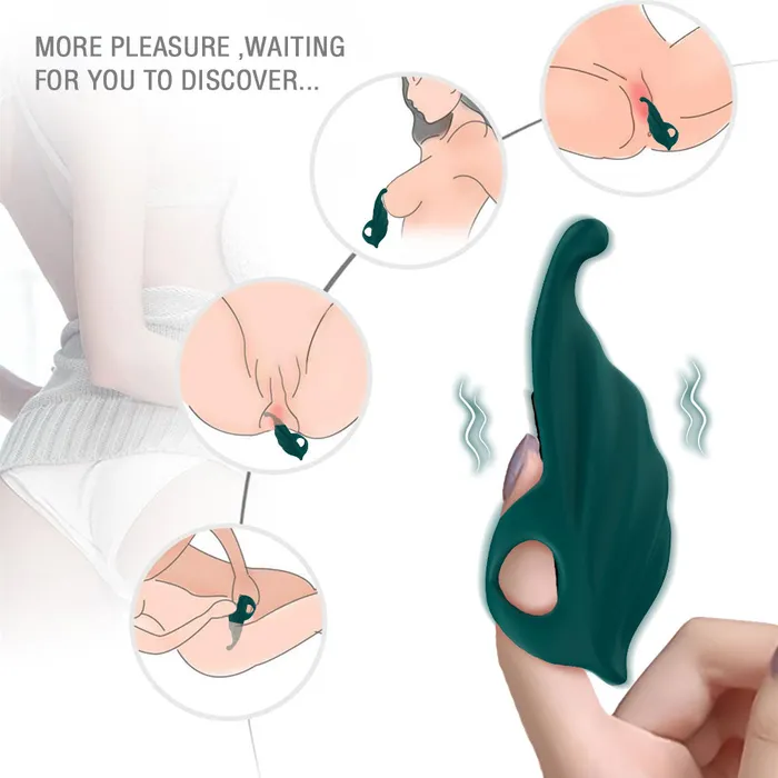 Oronova Female Sex Toys Finger Vibrator 9 Vibration Patterns Oronova Female Sex Toys Finger Vibrator 9 Vibration Patterns