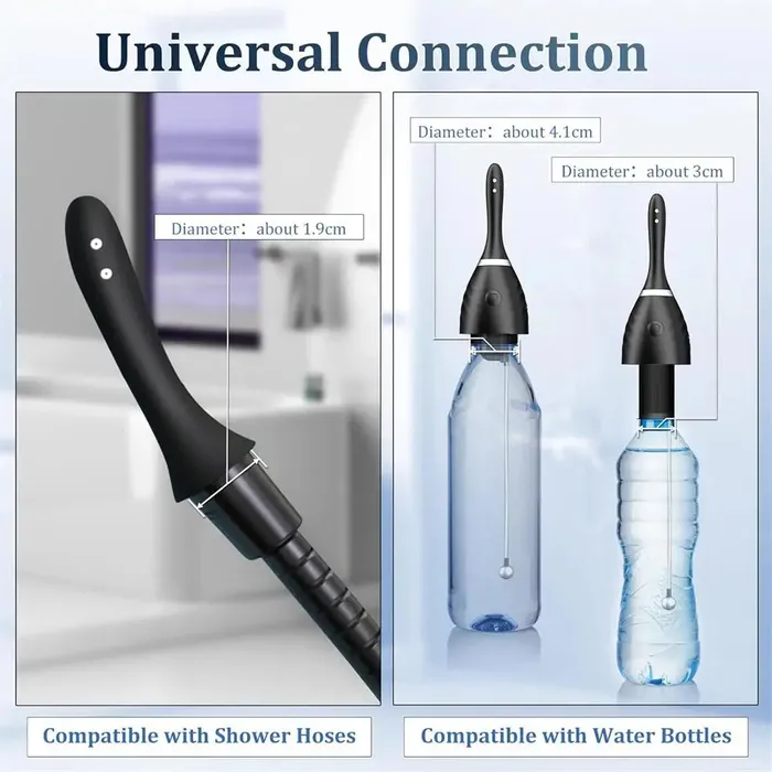 Remote Control Reusable Anal Douche Bottle for Colon Cleanse Men Adorime Male Sex Toys