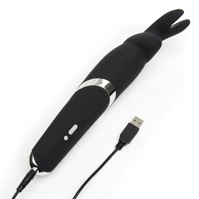 Bunny Shoppe Vibrators Happy Rabbit Wand Vibrator in Black