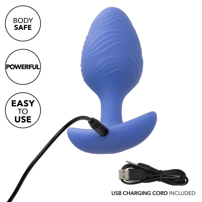 Calexotics Anal Cheeky Vibrating GlowInTheDark Large Butt Plug