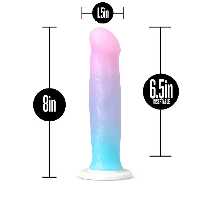 Dildos Blush Blush Avant D17 Lucky Sparkly Ombre Dildo