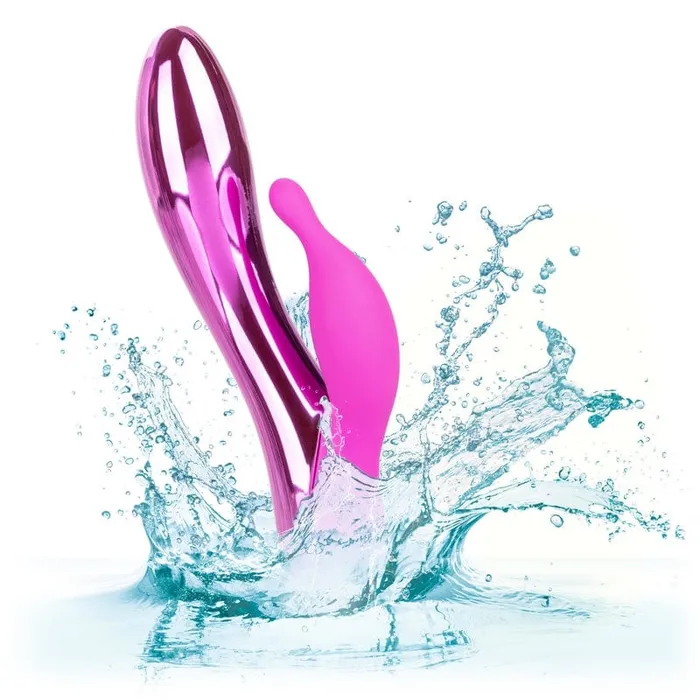 Vibrators CALEXOTICS Calexotics DazzLED Radiance Rabbit Vibe Pink
